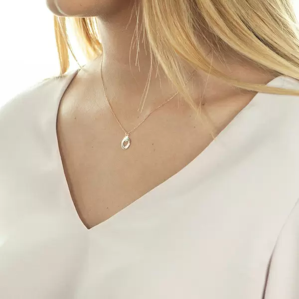 Leaf Jewelry Halskette Heart, 14 K Rosegold Flash Sale