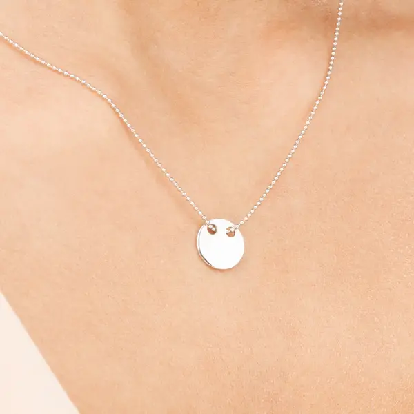 Leaf Jewelry Halskette Plate, 14 K Weißgold Online Shopping
