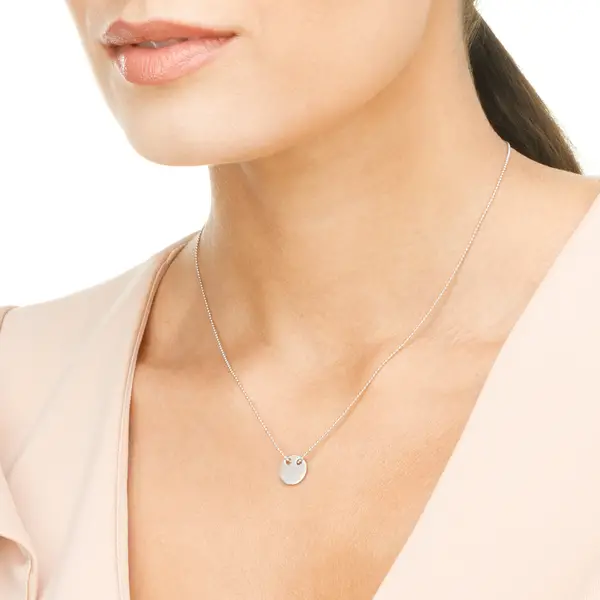 Leaf Jewelry Halskette Plate, 14 K Weißgold Online Shopping