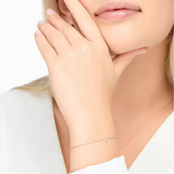 Leaf Jewelry Armkette Pure Diamanten, 18 K Rosegold Osterangebot