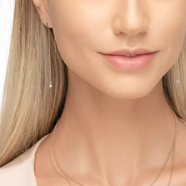 Leaf Jewelry Ohrringe Pure Ball Chain, 14 K Gelbgold Wochenangebot