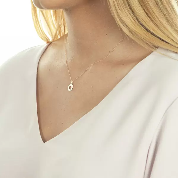 Leaf Jewelry Halskette Star, 14K Rosegold Fabrikladen