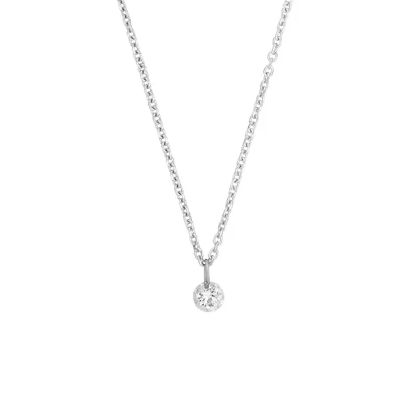Leaf Jewelry Halskette Pure Diamant, 18 K Weißgold Online