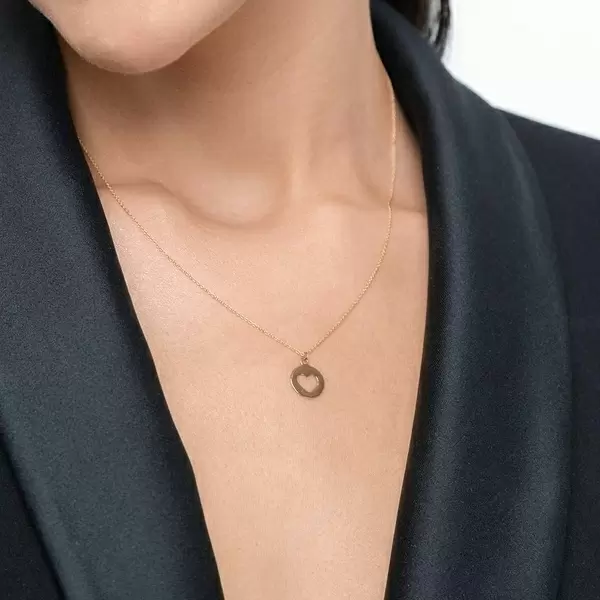 Leaf Jewelry Halskette Heart, 14 K Gelbgold Fabrikpreis
