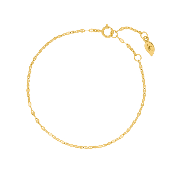 Leaf Jewelry Armkette Shiny Twist, 14K Gelbgold Günstig kaufen