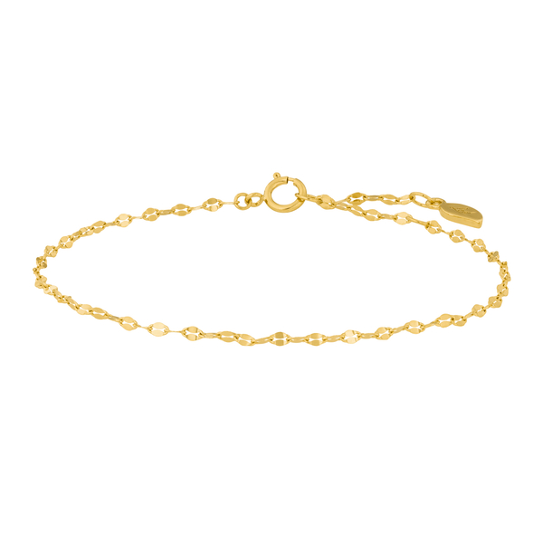 Leaf Jewelry Armkette Shiny Twist, 14K Gelbgold Günstig kaufen