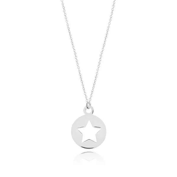 Leaf Jewelry Halskette Star, 14K Weissgold Online Shopping