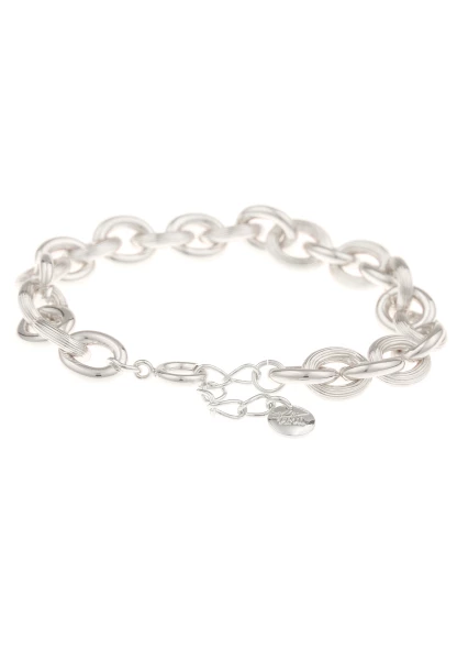 Leslii Armband Glieder-Look Silber Große Rabatte