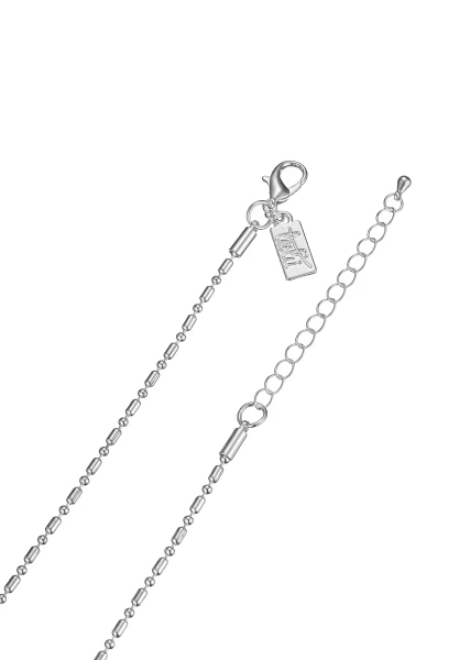 Leslii Lange Halskette Blatt Silber Fabrikverkauf