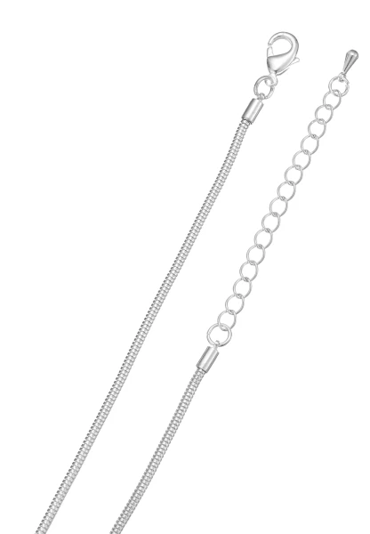 Leslii Lange Halskette Tropfen Silber Weiß Online Shopping