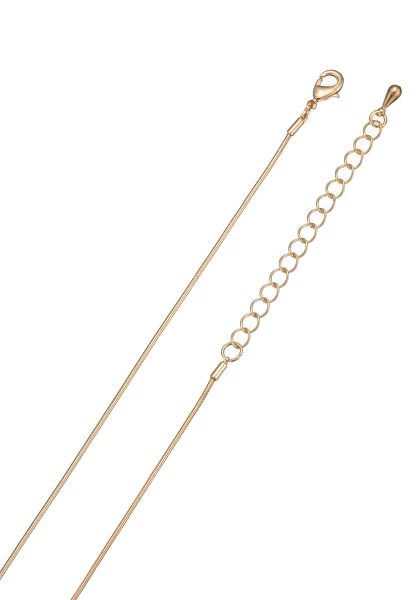 Leslii Lange Kette Tropfen in Gold Weiß Saisonschlussverkauf