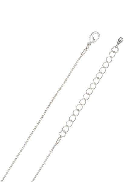 Leslii Lange Kette Tropfen in Silber Rot Black Friday