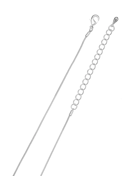 Leslii Lange Kette Tropfen in Silber Lila Cyber Monday