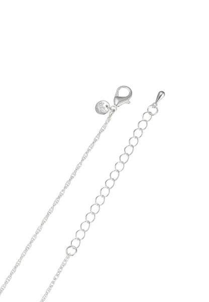 Leslii Lange Halskette Perlen Oval in Silber Wochenangebot