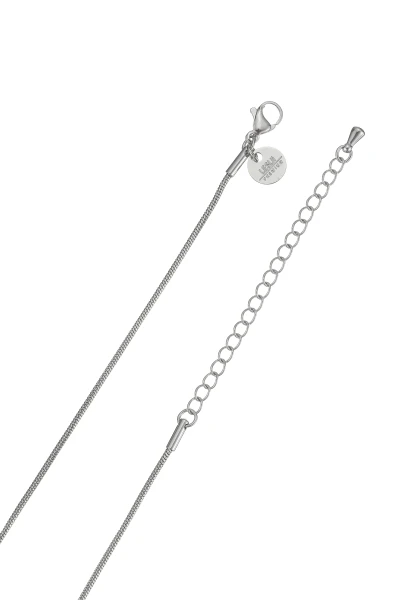 Leslii Lange Kette Blatt Edelstahl Silber Neueste Stile