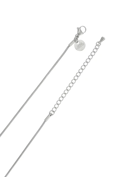 Leslii Lange Kette Ringe Edelstahl Silber Zeitbegrenzte Promotion