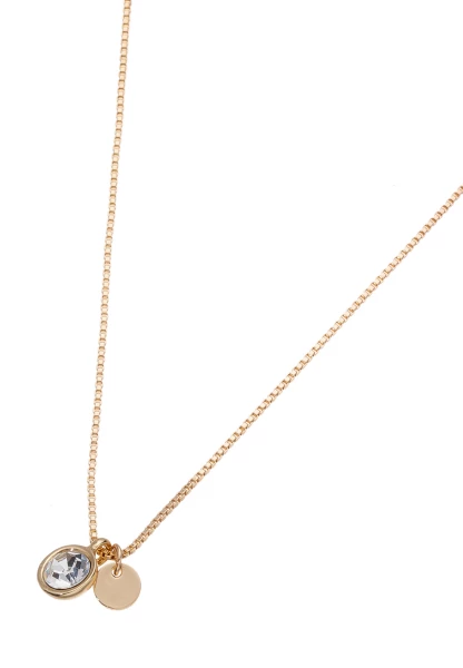 Leslii Kurze Kette Glitzer Glasstein Gold Sonderangebot der Fabrik