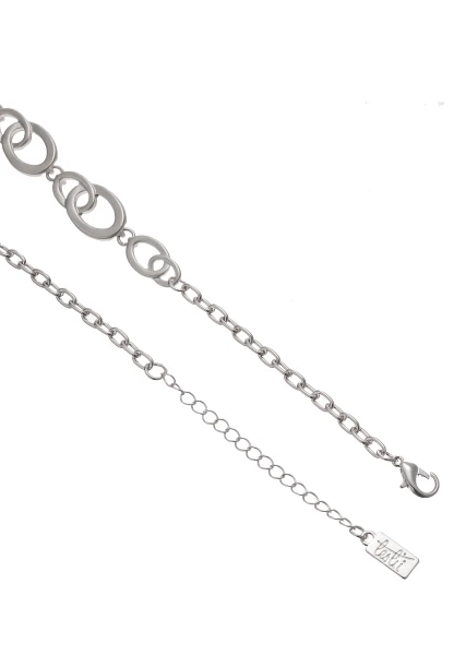 Leslii Kurze Halskette Glieder Collier Silber Super Rabatt
