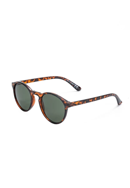 Leslii Sonnenbrille Damen Horn-Look Sunglasses in Braun 50% Rabatt für begrenzte Zeit