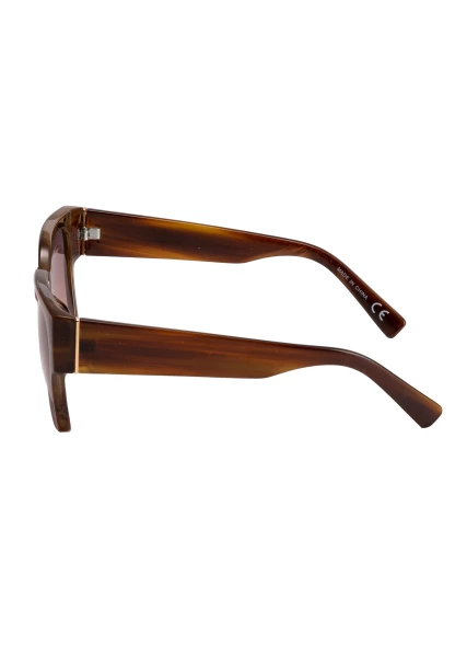 Leslii Sonnenbrille Retro Look Damen Sunglasses Designerbrille in Braun Outlet