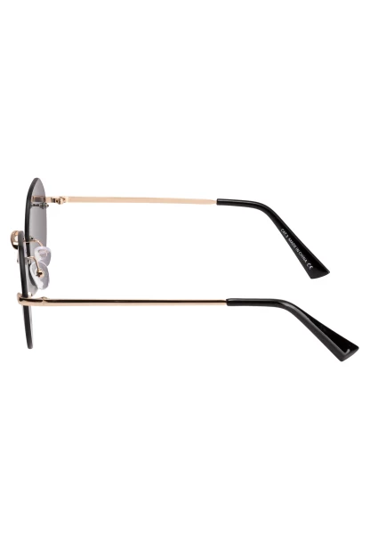 Leslii Sonnenbrille rahmenlose Damen Sunglasses Designerbrille rhimless in Gold Verkauf