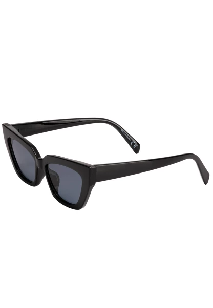Leslii Sonnenbrille Cat Eye Damen Sunglasses Designerbrille in Schwarz im Angebot