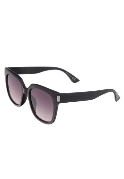 Leslii Sonnenbrille Damen Statement schwarze Designerbrille Sunglasses Kunststoff Schwarz Limitierter Zeitrabatt