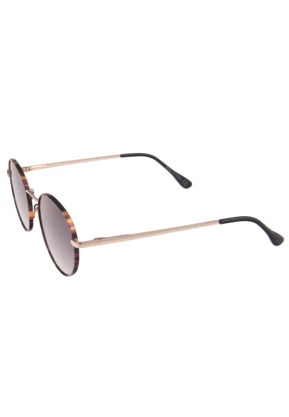 Leslii Sonnenbrille Damen schwarze Boho-Brille Muster Designerbrille Sunglasses Metall Gold Schwarz Fabrik Onlineshop