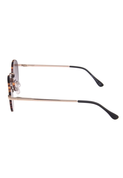 Leslii Sonnenbrille Damen schwarze Boho-Brille Muster Designerbrille Sunglasses Metall Gold Schwarz Fabrik Onlineshop