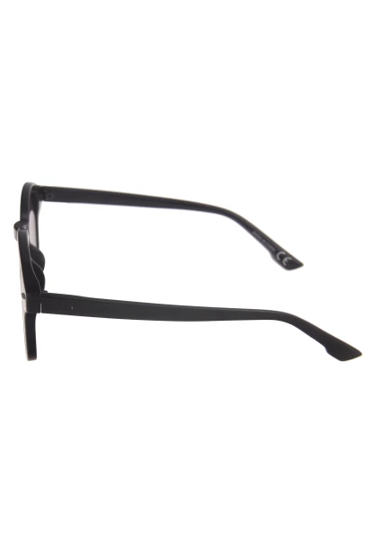 Leslii Sonnenbrille Damen Trend schwarze Sonnenbrille Designerbrille Sunglasses Kunststoff Schwarz Flash Sale