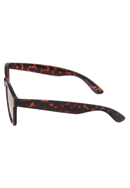 Leslii Sonnenbrille Damen Smart braune Hornlook-Brille Designerbrille Sunglasses Kunststoff Braun Online Shopping