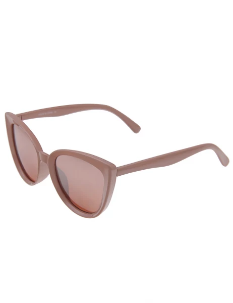Leslii Sonnenbrille Cateye Damen Sunglasses Designerbrille in Altrosa Valentinstagsangebot