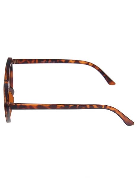 Leslii Sonnenbrille Butterfly Horn-Look Retro Damen Sunglasses Designerbrille in Braun Top Angebot