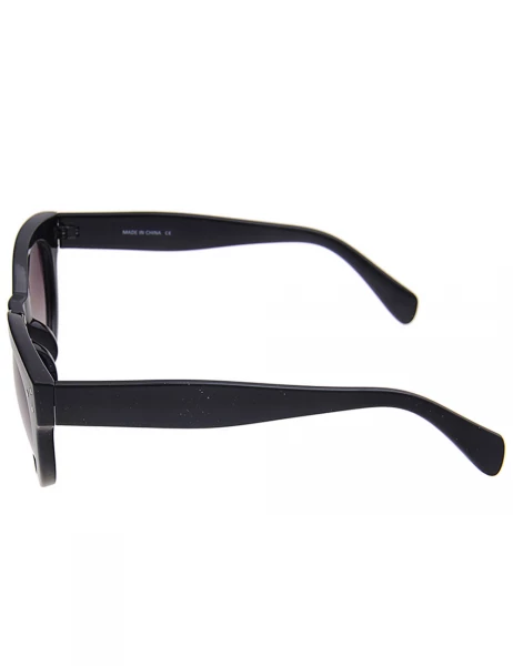 Leslii Sonnenbrille Damen Modern Classic-Look schwarze Designerbrille Sunglasses Schwarz Online Outlet