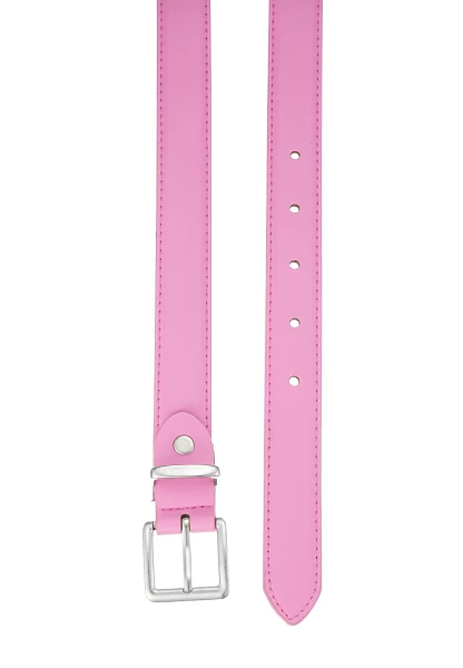Leslii schmaler Gürtel Leder/PU | Pink Exklusive Angebote