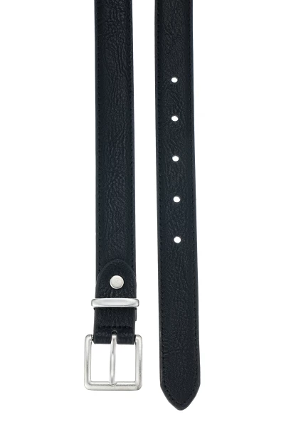 Leslii schmaler Gürtel Leder/PU | Schwarz Saisonale Angebote
