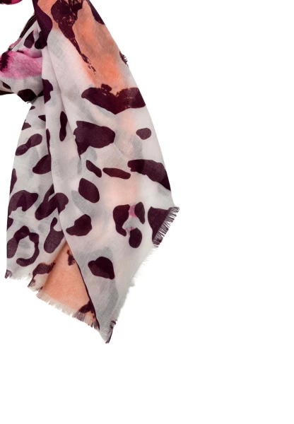 Leslii Schal Leo Look in Pink Orange Blitzangebot