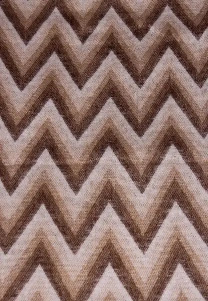 -50% SALE Leslii Schal Zickzack-Muster gemusterter Fransen-Schal Muster-Schal in Braun Beige Fabrik Onlineshop