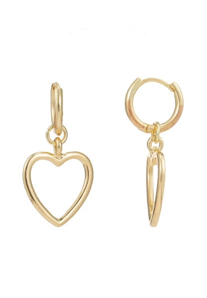 Leslii Ohrring LOVE - Herz Creolen Wochenangebot