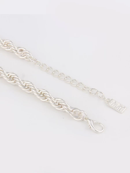 Leslii Kurze Kette Swirl Silber Wochenangebot