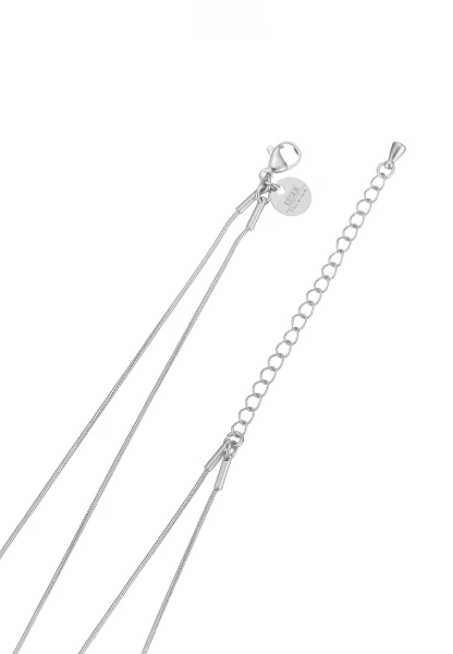 Leslii Kurze Kette Layering Würfel Silber Nur für heute