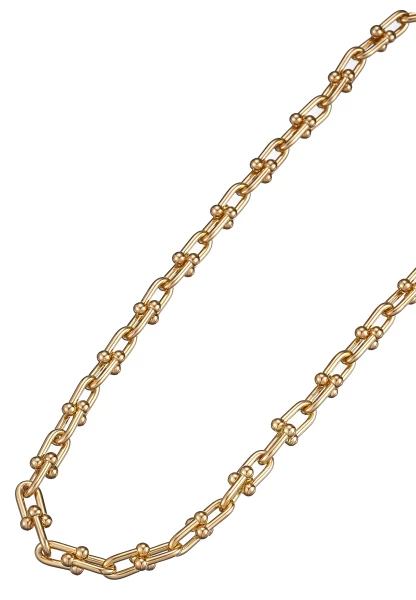 Leslii Kurze Halskette Glieder Collier Gold im Angebot