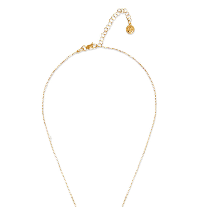 Mosuo Jewellery Teardrop Lariat Halskette - Vermeil Verkauf