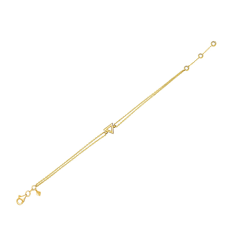 Mosuo Jewellery Dreieck Gold Armband Fabrik Onlineshop