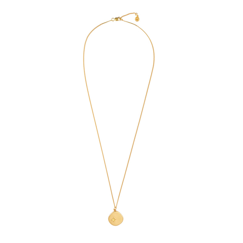 Mosuo Jewellery Geburtsstein Halskette November - Vermeil & Citrin Black Friday