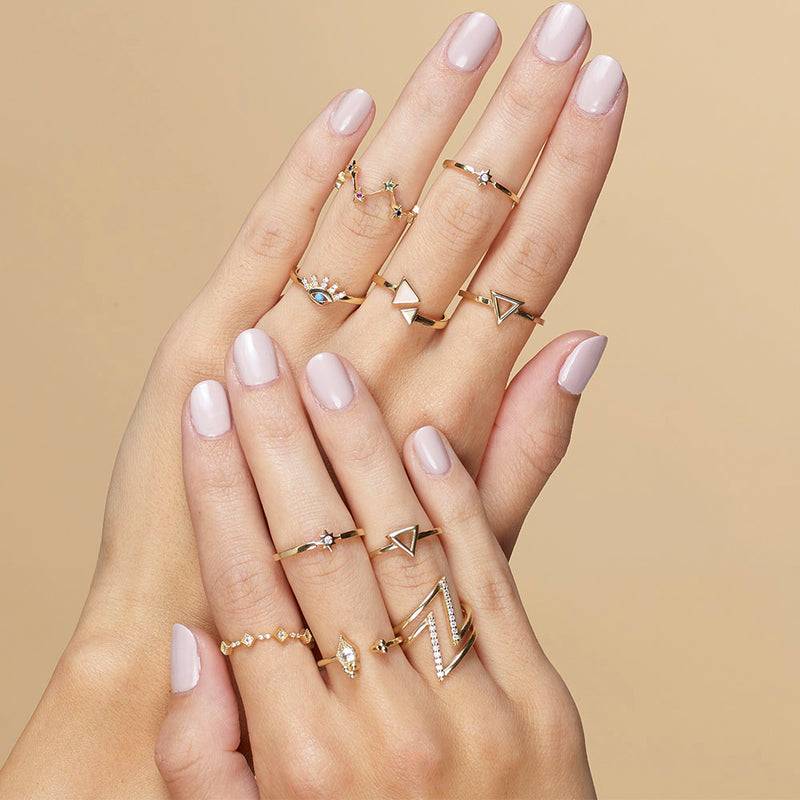 Mosuo Jewellery Türkis Diamant Evil Eye Ring Jubiläumsangebot
