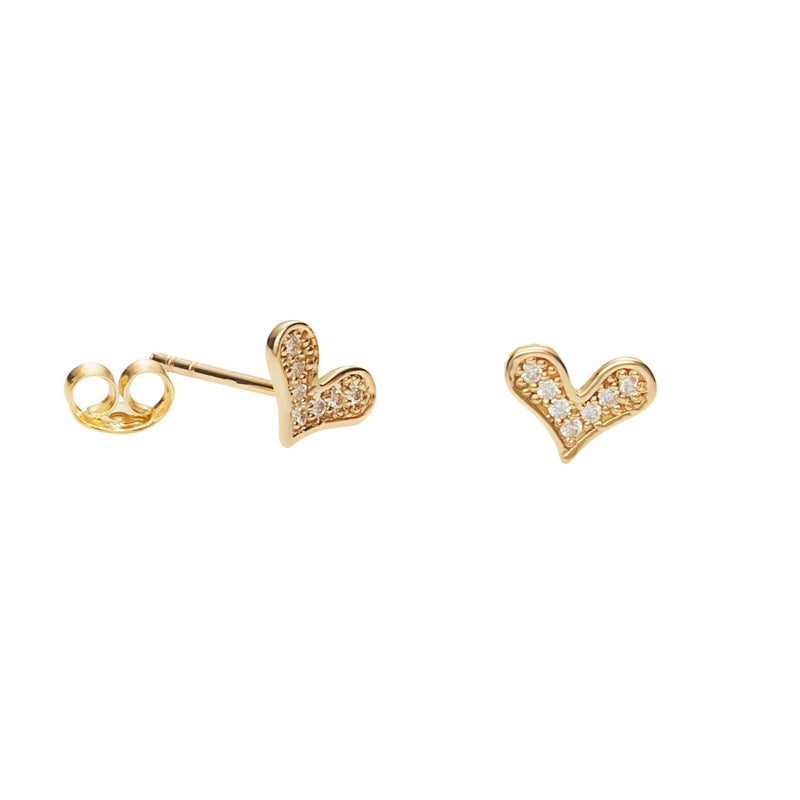 Mosuo Jewellery Diamant Herz Ohrringe Große Rabatte