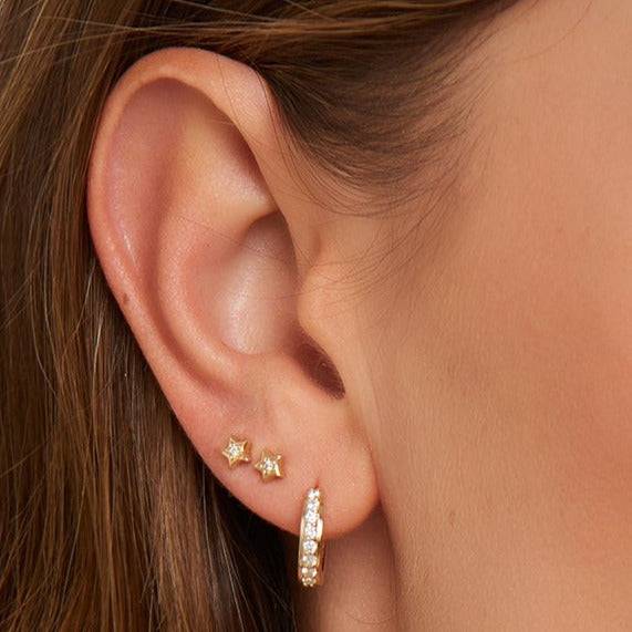 Mosuo Jewellery Diamant Stern Ohrstecker Neuheiten