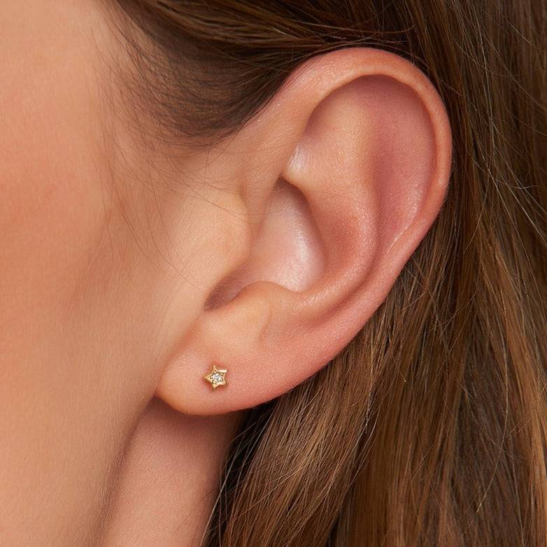 Mosuo Jewellery Diamant Stern Ohrstecker Bestseller
