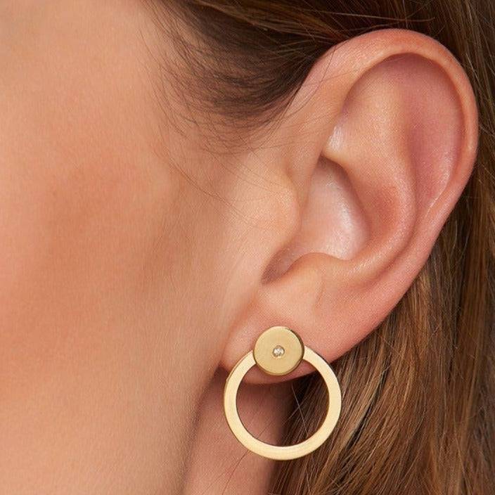 Mosuo Jewellery Brilliant Ohrstecker mit Creole Riesige Ersparnisse